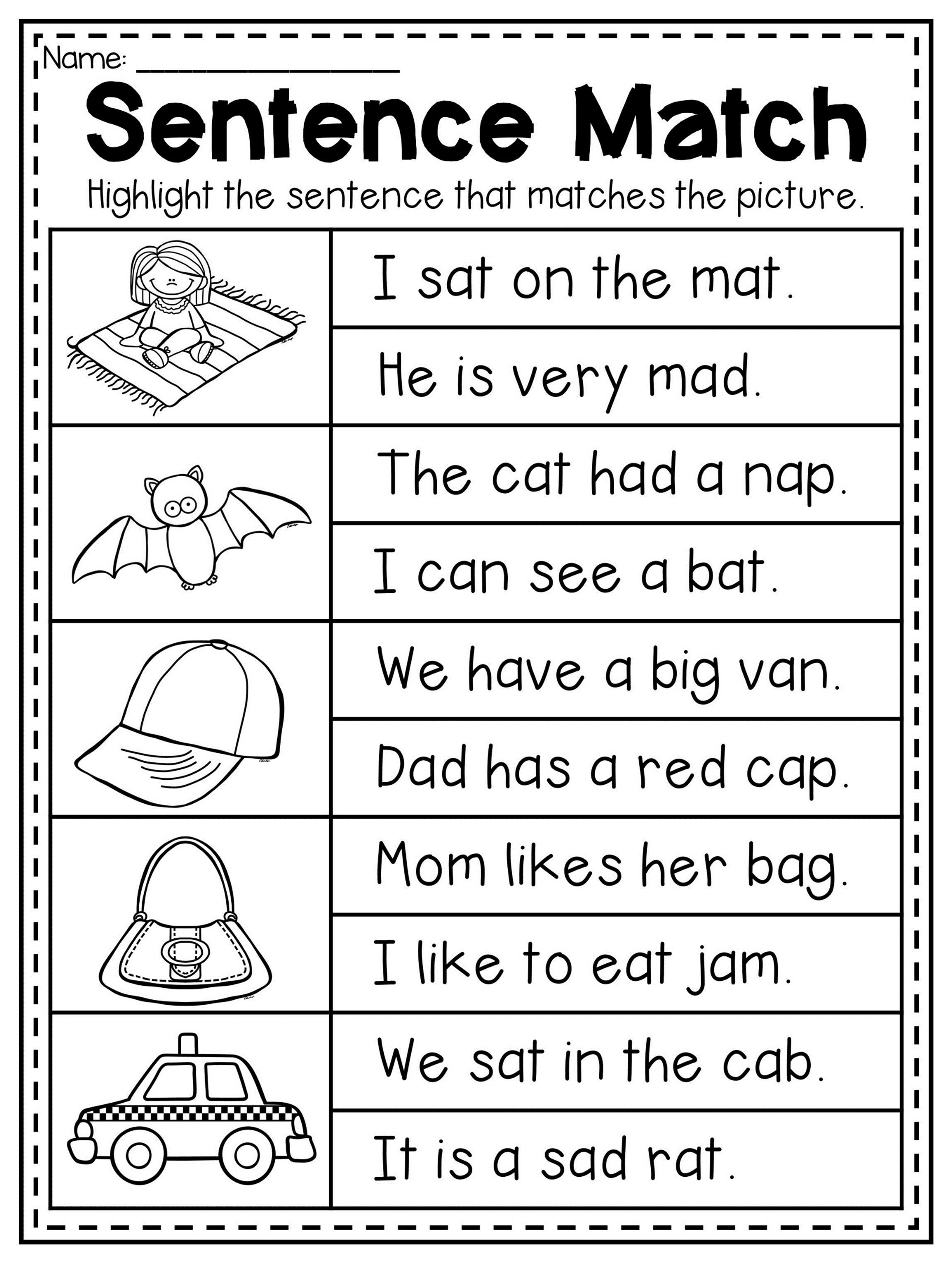 35 Cvc I Words Worksheets Kindergarten