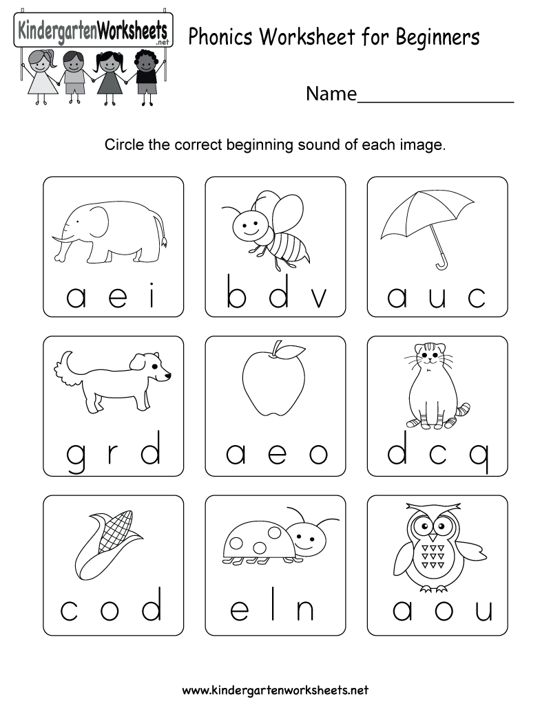 35 English Worksheets For Kindergarten Vowels