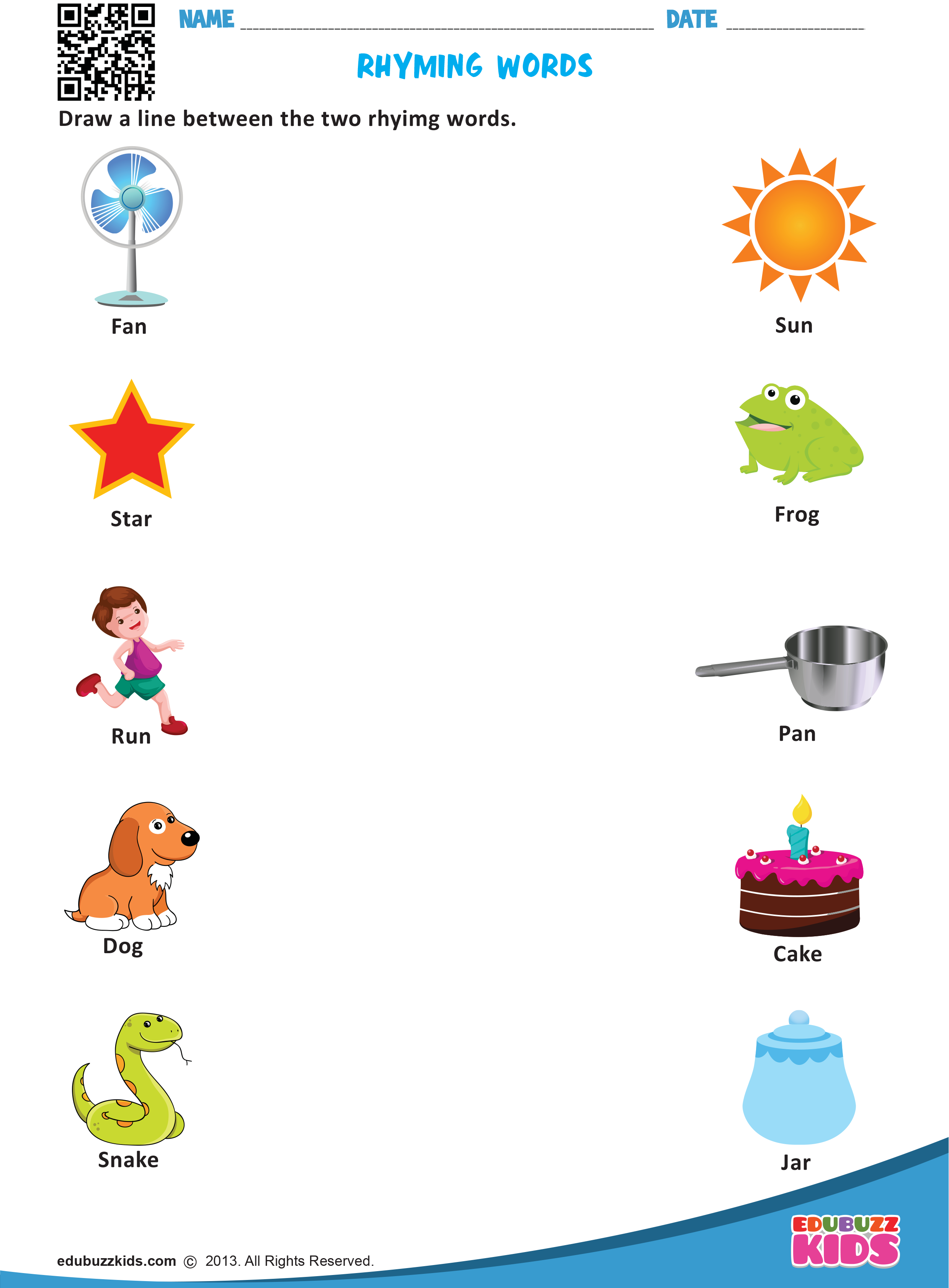 35 Kindergarten Rhyming Worksheets Free Printables