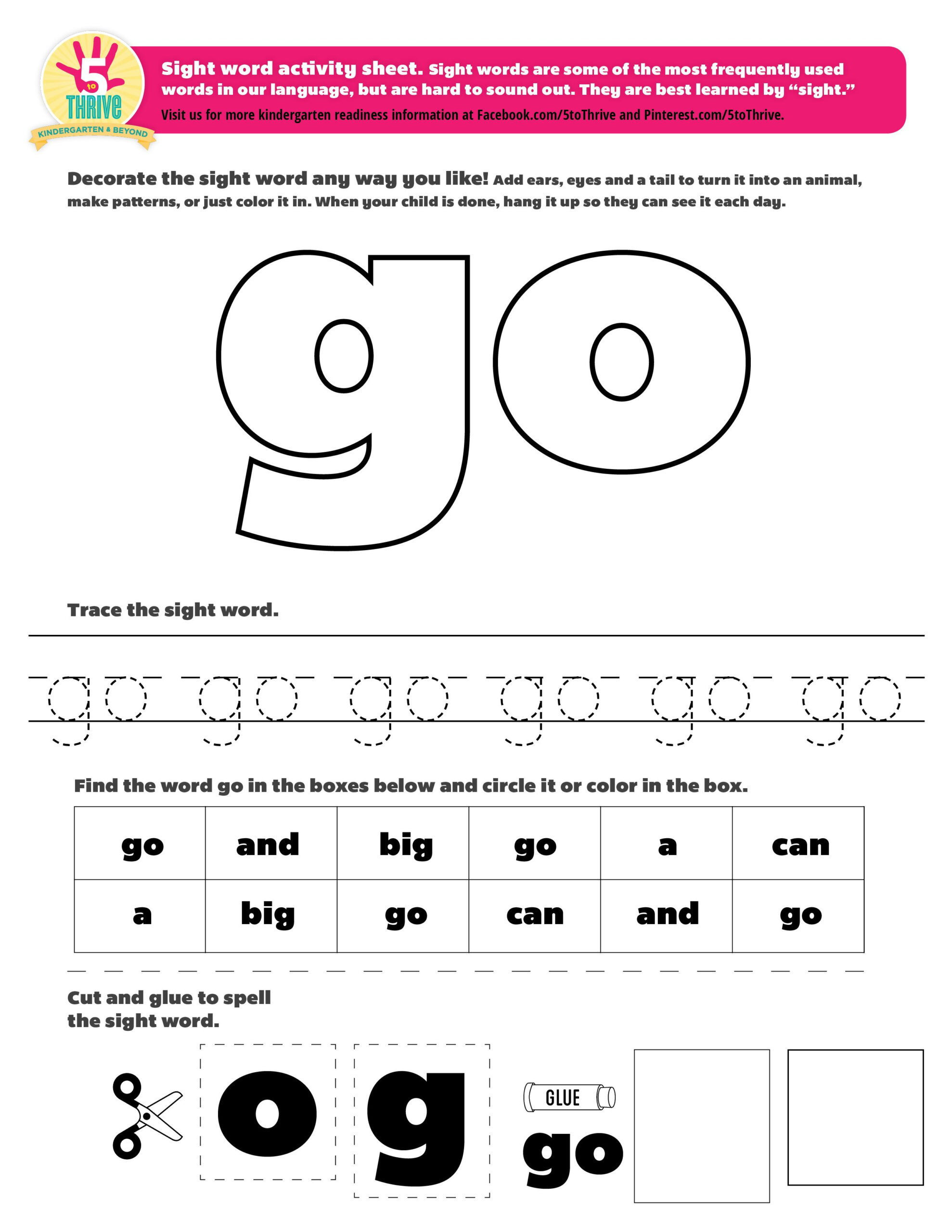 35 Kindergarten Worksheets Free Printables Sight Words Preschool