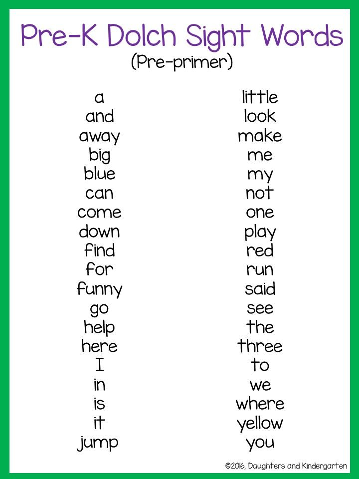 35 Kindergarten Worksheets Free Printables Sight Words Preschool