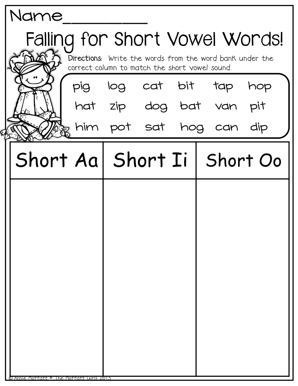 35 Short I Worksheets Kindergarten Free