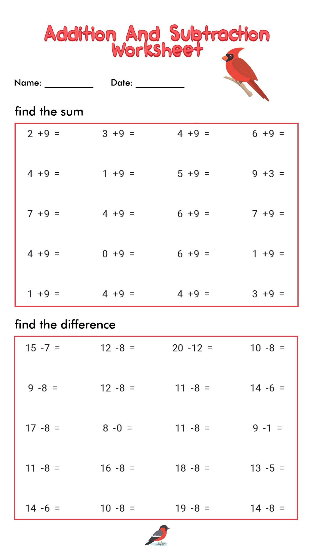 21 6 Digit Addition And Subtraction Worksheets