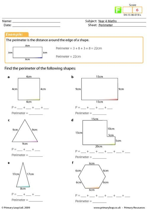 21 Area And Perimeter Worksheets Irregular Shapes