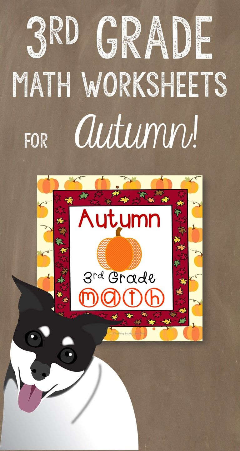 21 Autumn Math Worksheets For Kids