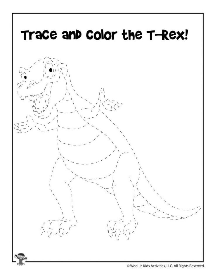 21 Cut And Paste Worksheets Dinosaur