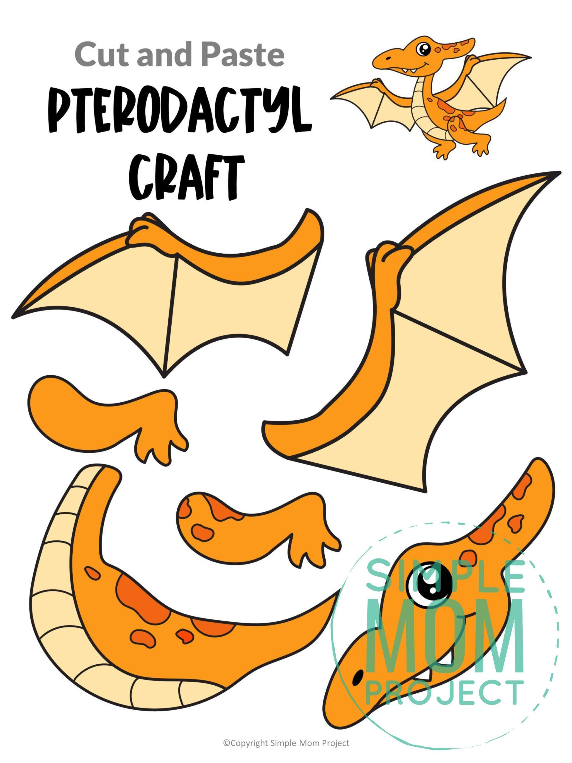 21 Cut And Paste Worksheets Dinosaur