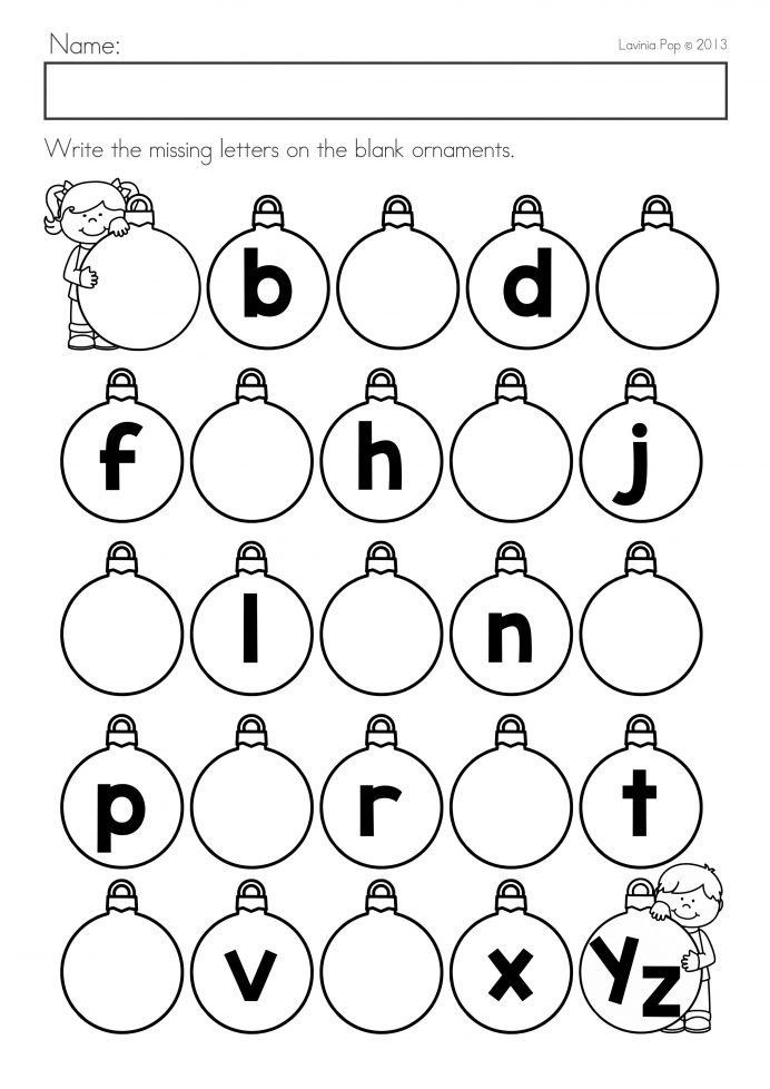 21 English Worksheets For Kindergarten Alphabets