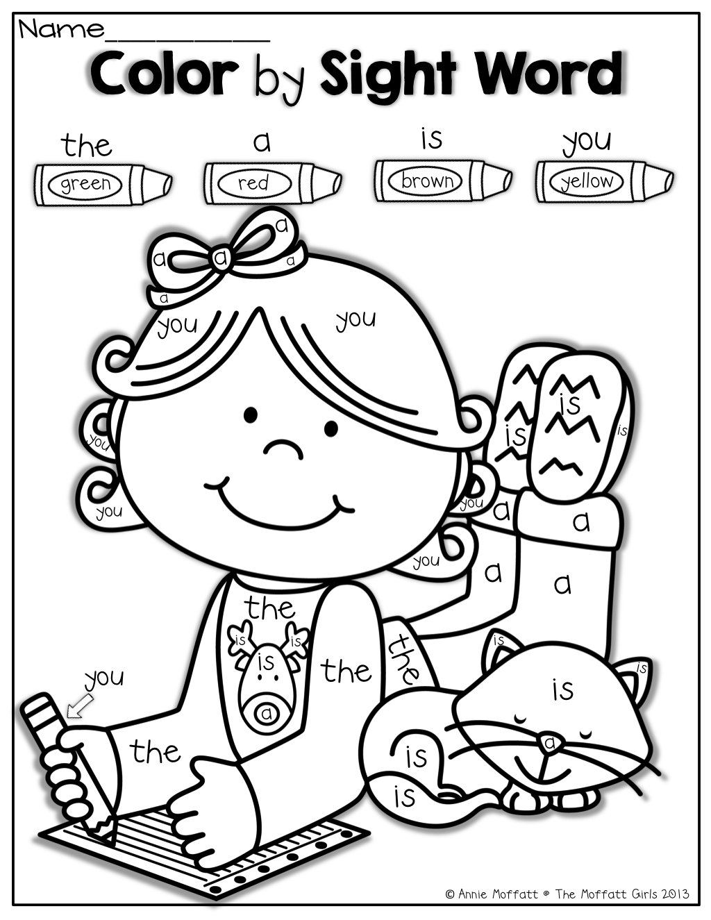 21 Kindergarten Worksheets Free Printables Sight Words Preschool