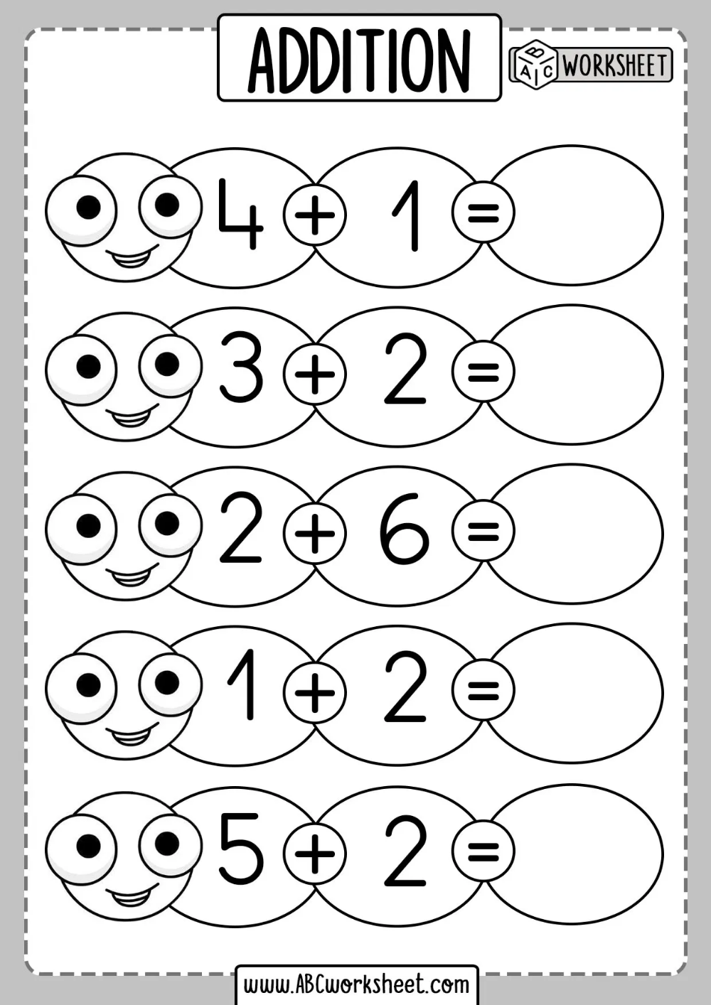 21 Maths Addition Worksheets Kindergarten Free