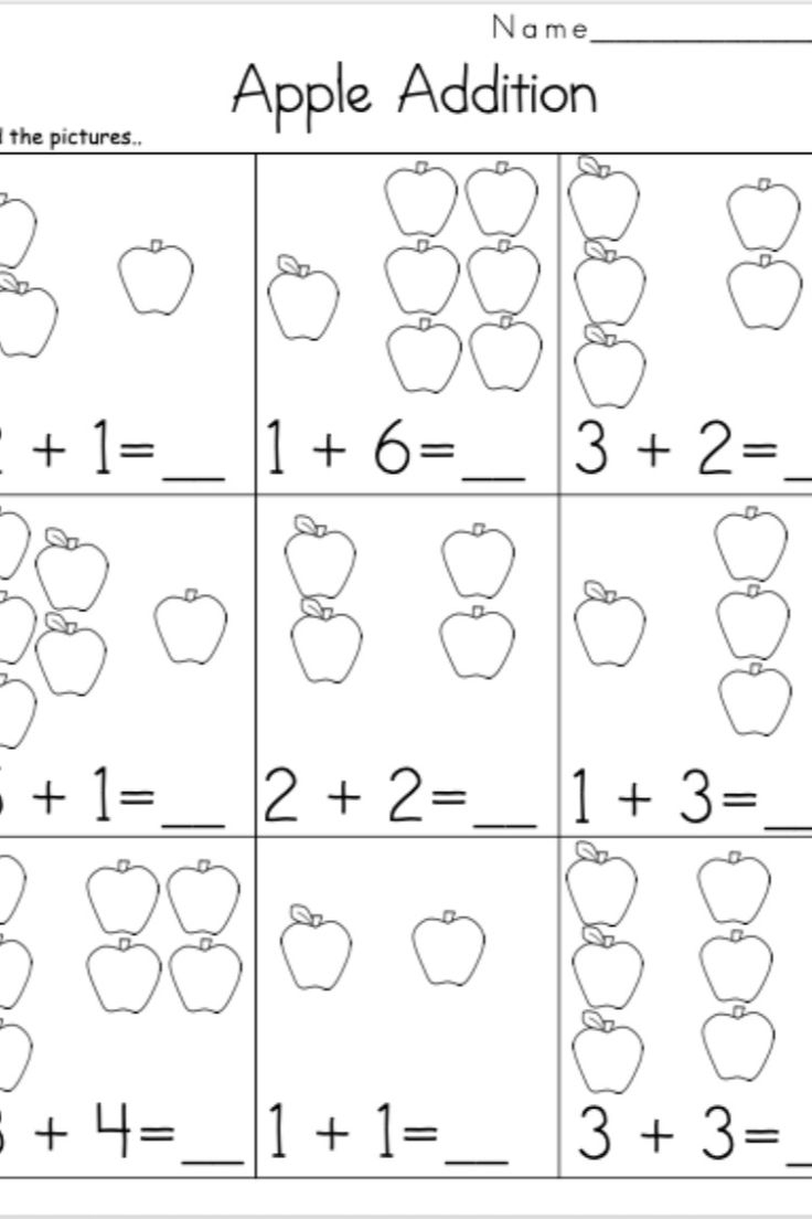 21 Maths Addition Worksheets Kindergarten Free