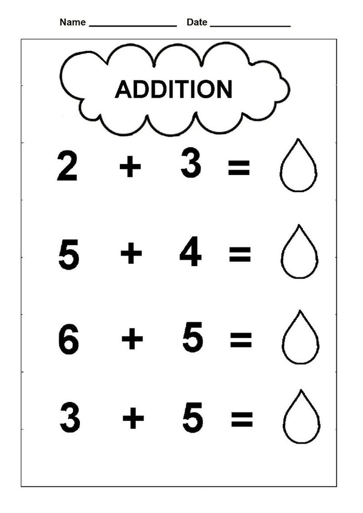 21 Maths Addition Worksheets Kindergarten Free