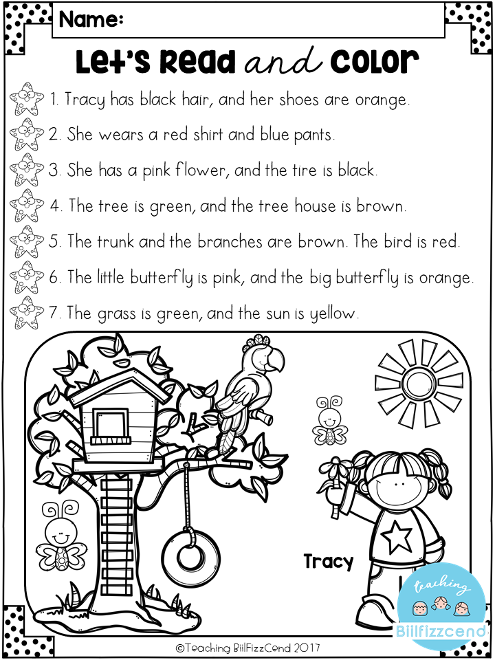 21 Reading Comprehension Worksheets Grade 1 Free Printable Kindergarten