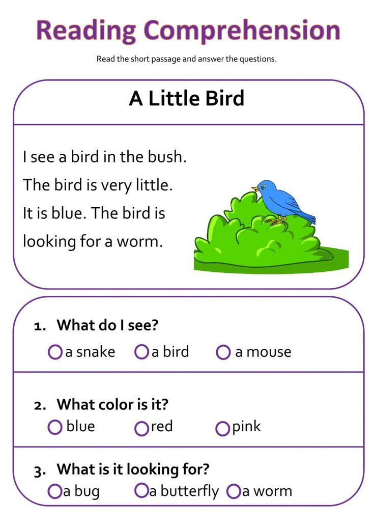 21 Reading Comprehension Worksheets Grade 1 Free Printable Kindergarten