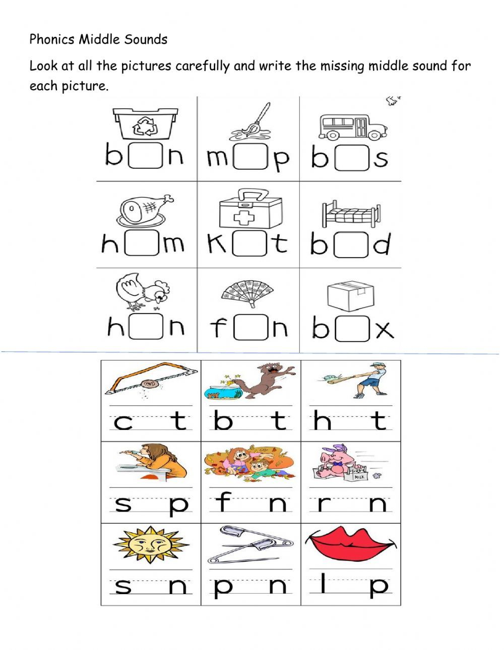 21 Short I Worksheets Kindergarten Free