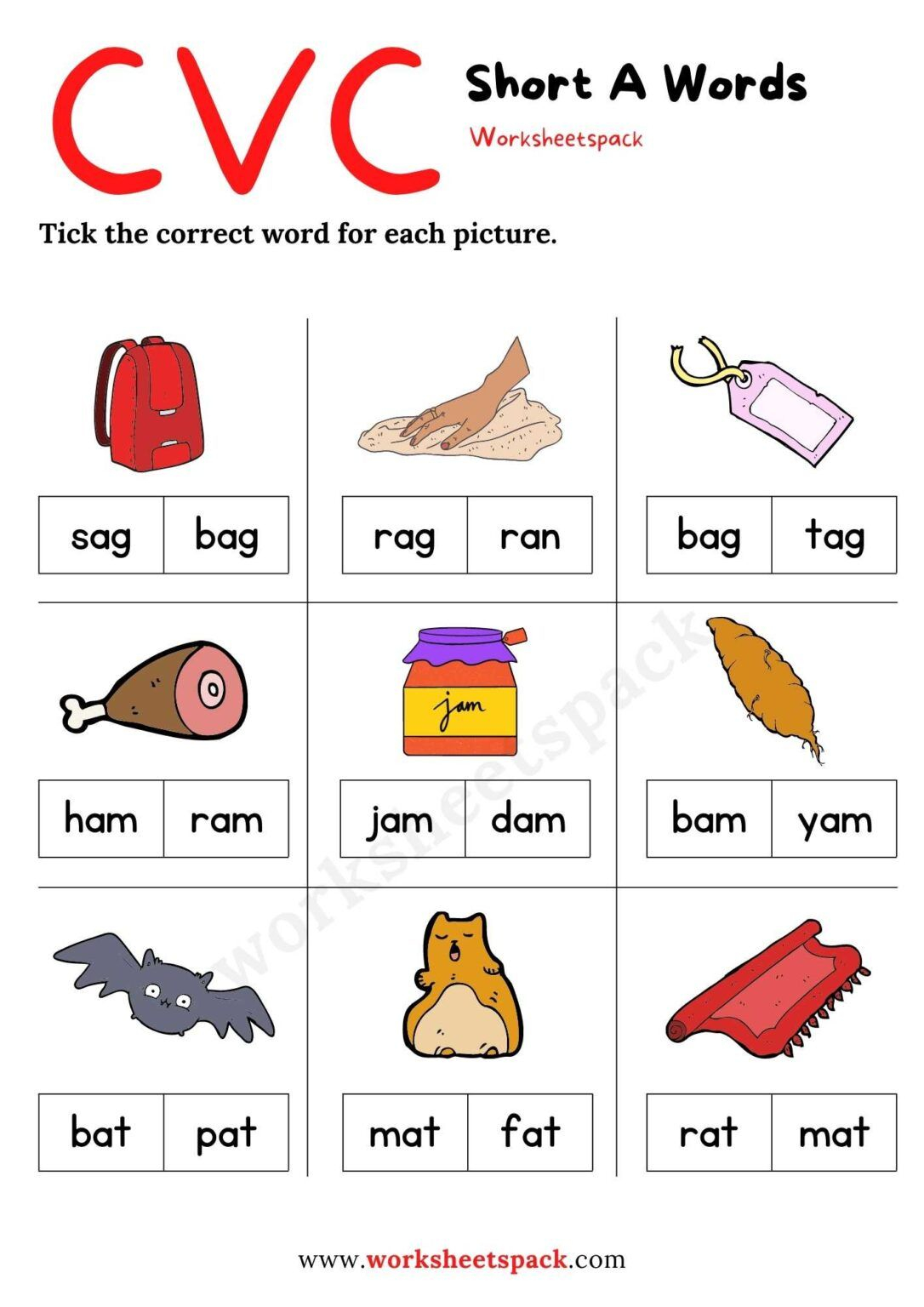 21 Short I Worksheets Kindergarten Free