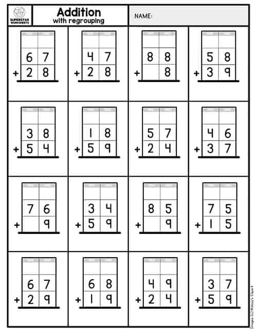 21 Three Digit Addition With Regrouping Worksheets