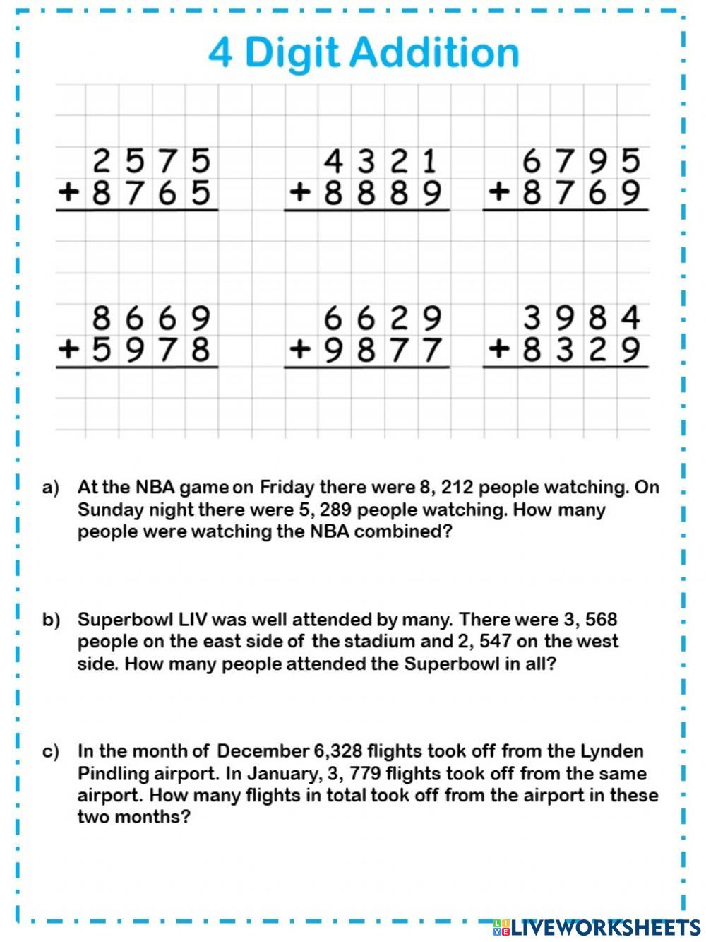 21 Three Digit Addition With Regrouping Worksheets