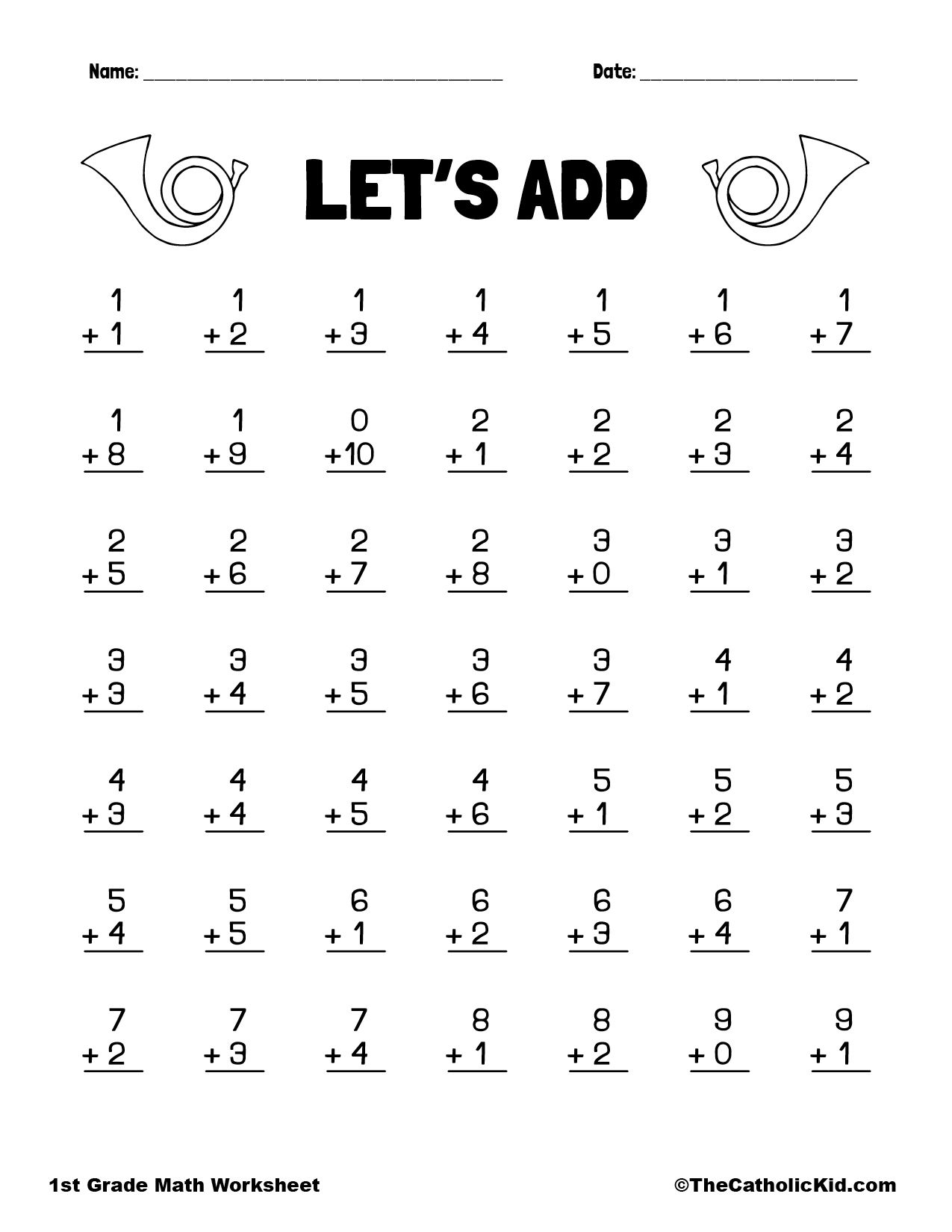 21 Worksheets Of Addition For Kids