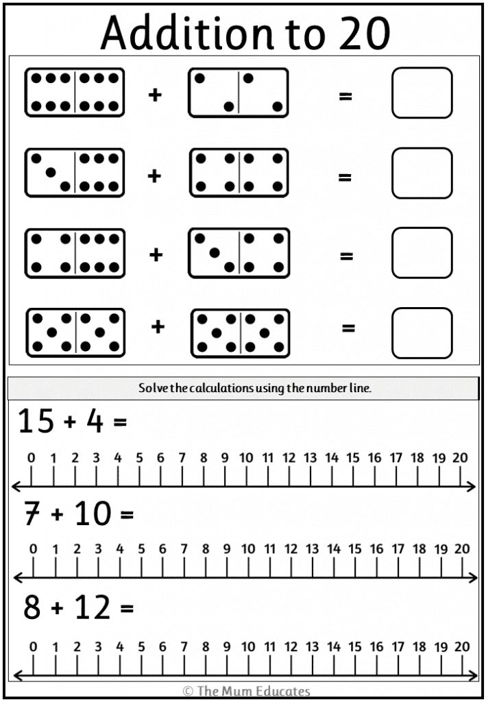 21 Worksheets Of Addition For Kids